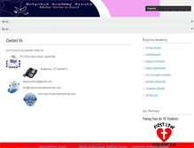 Tablet Screenshot of eutychusacademyriruta.com